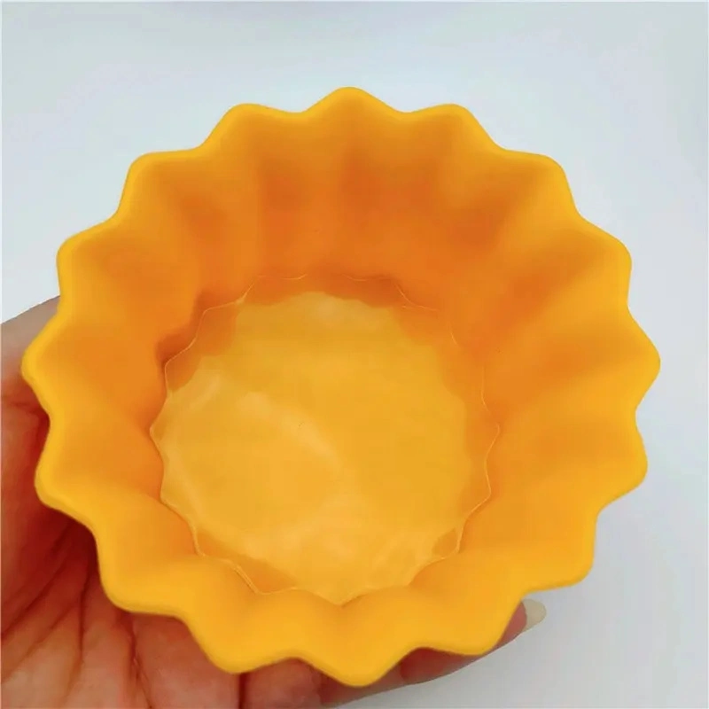 Custom Tart Flower Cup Cake Mold Silicone Cupcake Mould