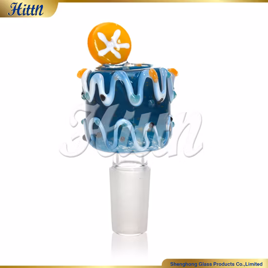 Design exclusivo loja de fumaça 14mm masculino conjunto tigela de vidro bolo tigela de vidro acessórios para fumar