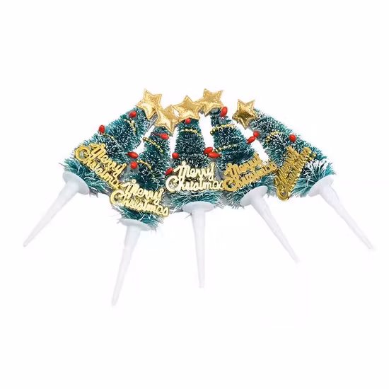 Topper de bolo de árvore de Natal de venda quente para decoração