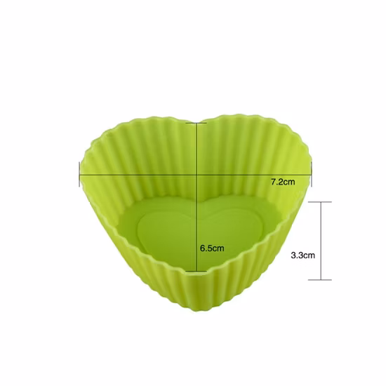 Molde de silicone para bolo caseiro reutilizável, mini forma de bolo de grau alimentício, copo de muffin, molde de silicone para assar pastelaria